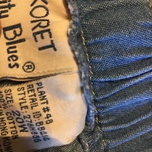 Koret ladies denim plus size skirt